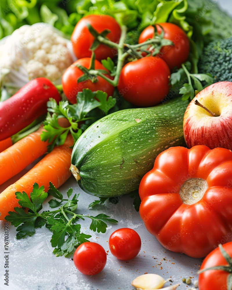 vegetables on the table vegetables on the table
