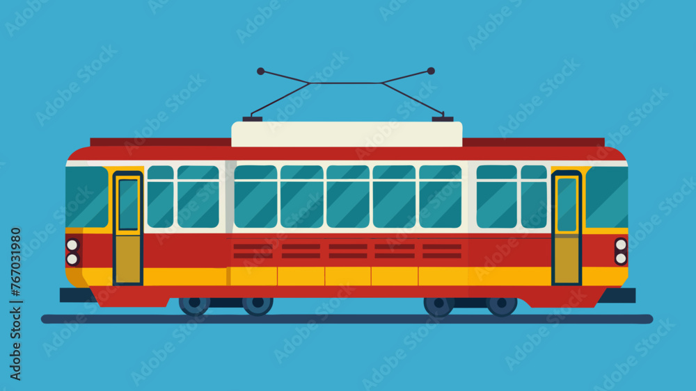 Discover Stunning Tram Vector Art Illustrations for Your Projects