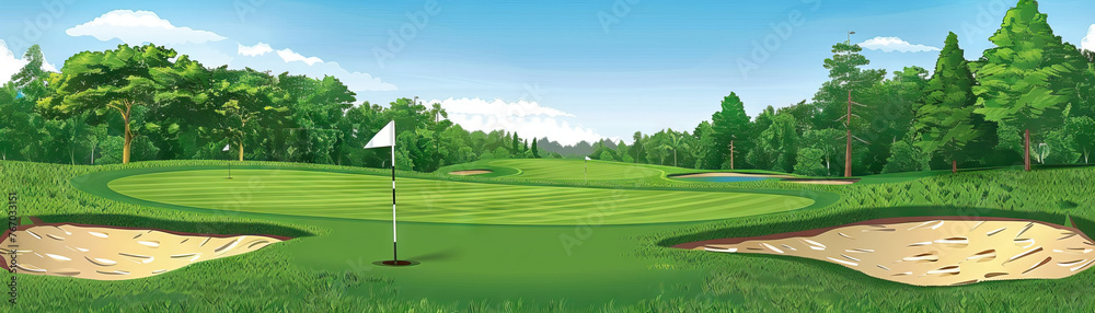 Golfing Gladiators Greens: Tee Shots, Putts, and Golf Course Challenges.