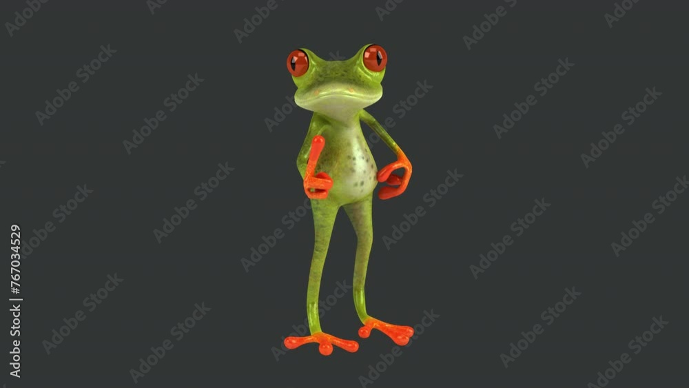 Fun 3D cartoon frog with thumbs up and down (with alpha channel included) Fun 3D cartoon frog with thumbs up and down (with alpha channel included)