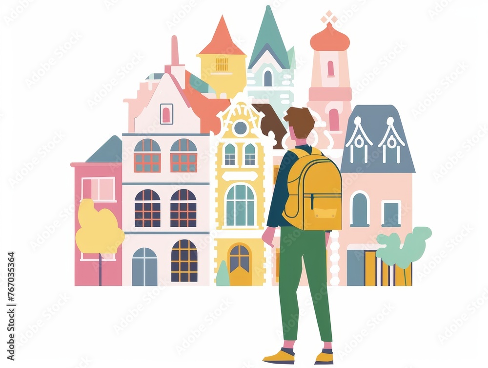 Architecture Tour of Historic Buildings in a Thriving City Generative AI Architecture Tour of Historic Buildings in a Thriving City Generative AI