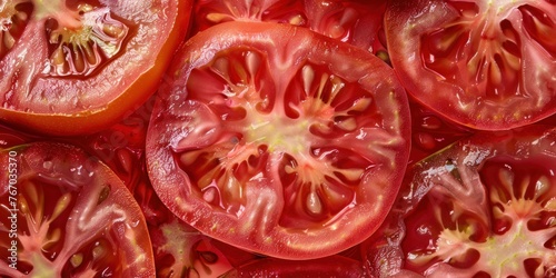 Fresh Tomato Organic Texture Close-Up © Аrtranq