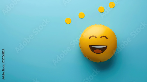 World emoji day 3d banner background. Emoji Celebration 3D Banner Background. World emoji day with a funny emojis. World smile day emojis. Mental health assessment, world mental health day concept. 