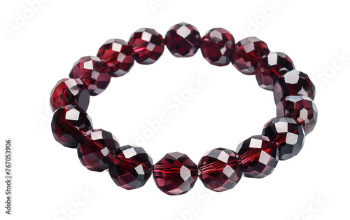 Radiant Garnet Wristlet isolated on transparent Background