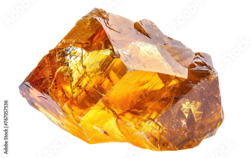 Luminescent Beryl: A Golden Glow isolated on transparent Background