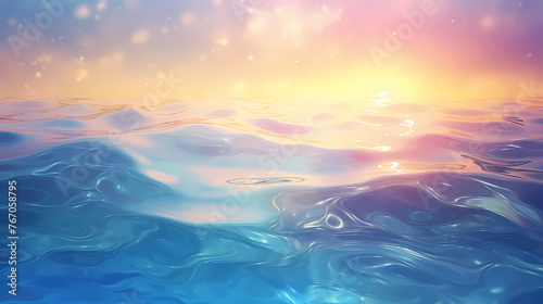 Abstract dreamy water background