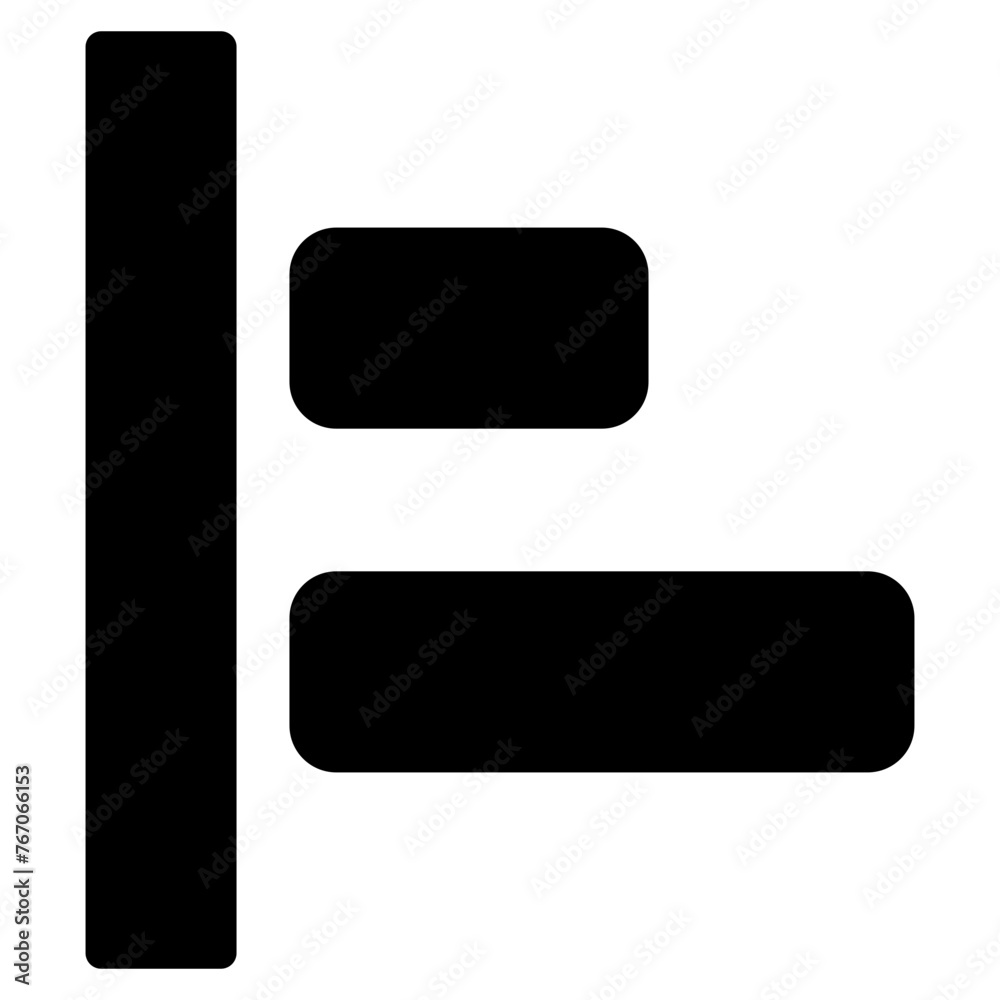 Left Alignment Icon Left Alignment Icon