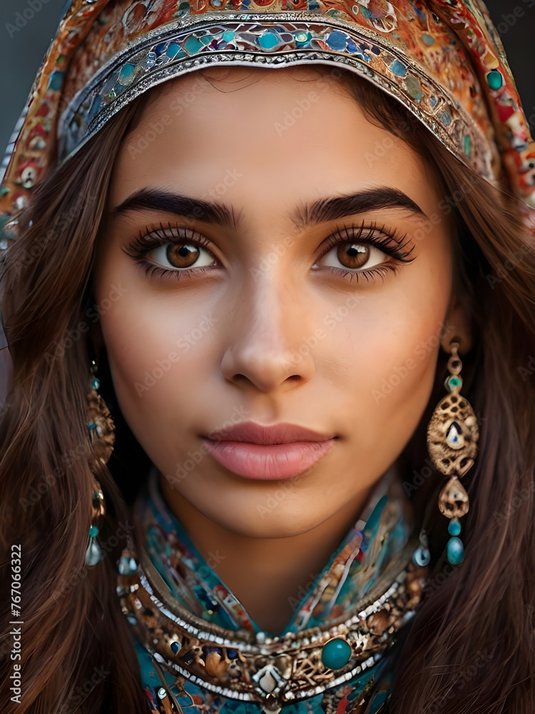 Portrait of a very beautiful young Indian woman. Portrait of a very beautiful young Indian woman.