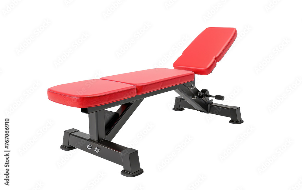Bench on an Incline: Exploring the Angle isolated on transparent Background Bench on an Incline: Exploring the Angle isolated on transparent Background