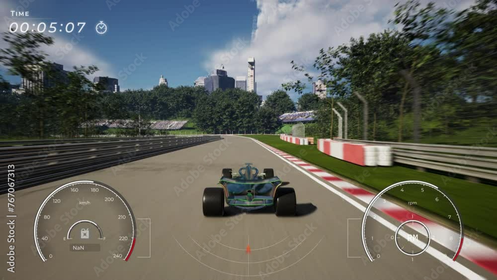 Gamer Loses Digital Racing Circuit Lap In Motorsport Tournament. Cars ...