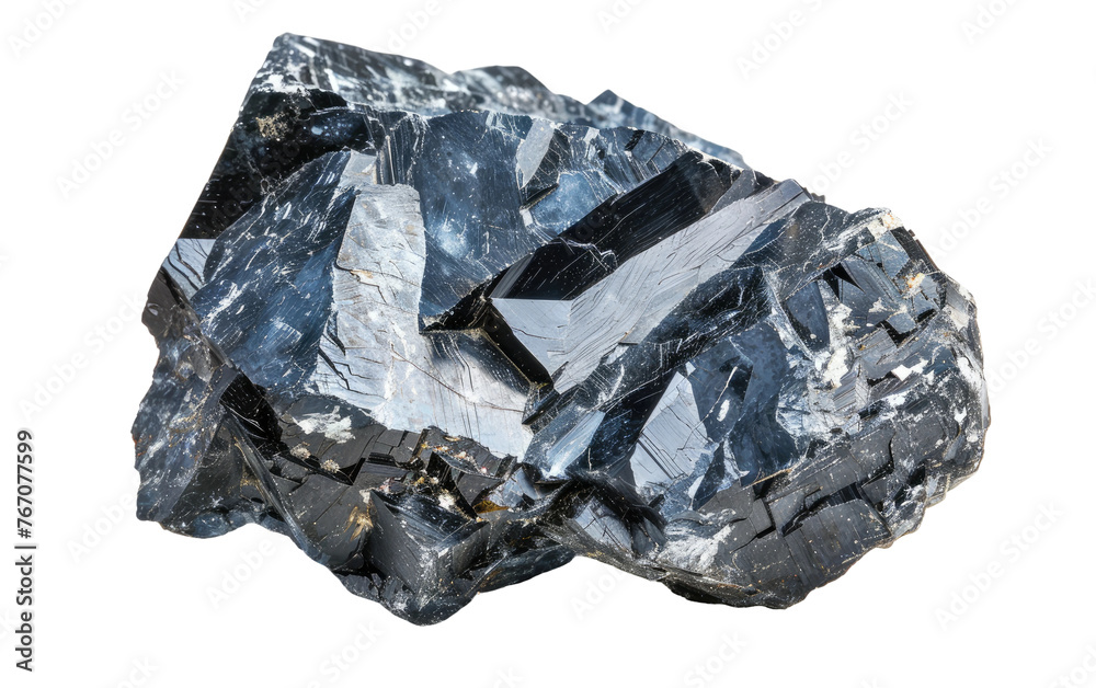 Gleaming Larvikite: A Radiant Rock isolated on transparent Background