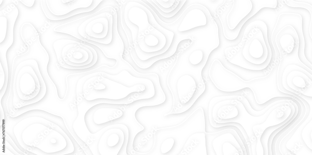 Abstract white paper cut background with line. 3d topography relief. Vector topographic illustration. realistic papercut decoration textured with wavy layer and shadow. seamless pattern wave design. Abstract white paper cut background with line. 3d topography relief. Vector topographic illustration. realistic papercut decoration textured with wavy layer and shadow. seamless pattern wave design.