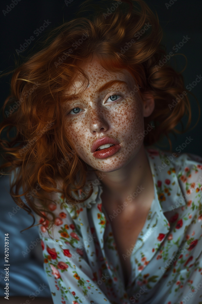 freckles beauty