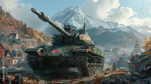 Rolling Thunder Dominate the Battlefield with Mighty Tank Designs for Unyielding Power and Strategic Superiority