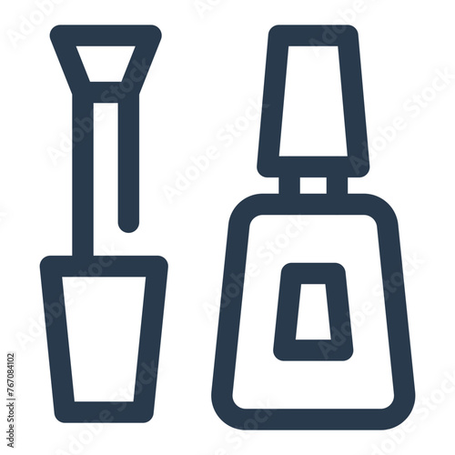 Glossy Nail Polish Selections at The Beauty Salon