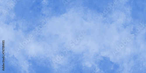 Abstract background with light blue and white watercolor texture .smoke vape rain cloud and mist or smog fog exploding canvas background .hand painted vector illustration with watercolor design .