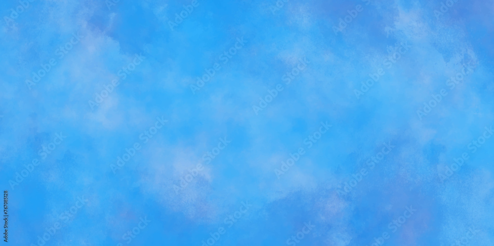 Abstract background with light blue watercolor texture .smoke vape rain cloud and mist or smog fog exploding canvas element background .hand painted vector illustration with watercolor design .
