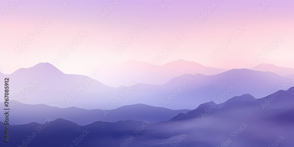 A captivating gradient background, with soft lavender shades merging into deep amethyst tones, offering a tranquil setting for design exploration. - obrazy, fototapety, plakaty 