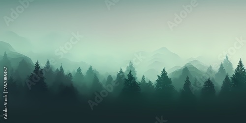 A captivating gradient background, with soft mint green tones merging into deep forest greens, creating a tranquil environment for design inspiration.