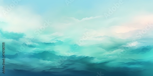 A captivating gradient background of soft sky blues merging into deep oceanic teals, providing a refreshing and invigorating backdrop for artistic endeavors.