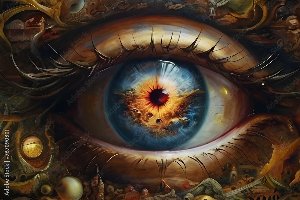 Universe in one eye