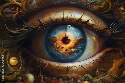 Universe in one eye