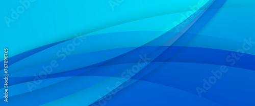 Blue abstract banner with shapes. For business banner, formal backdrop, prestigious voucher, luxe invite, wallpaper and background