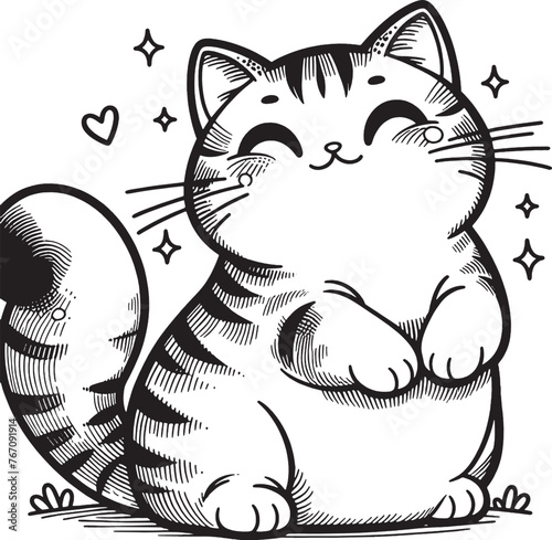 cartoon, vector, animal, cat, illustration, coloring, drawing, funny, line, fun, coloring book, children, sketch, pet, cute, lion, art, kitten, love, character, baby, outline, smile, design, comic,bla