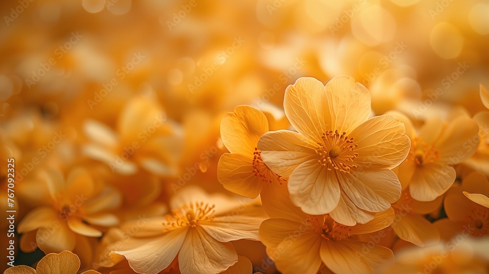 Orange petals and flowers float in the air. concept fragrant of fabric softener. Orange petals and flowers float in the air. concept fragrant of fabric softener.