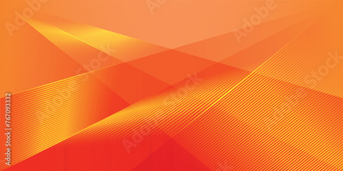 Abstract orange background with waves. Composition in liquid form.