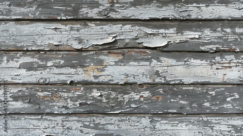 Rustic wood background with peeling white paint. The wood grain is visible through the cracks in the paint, creating a unique and textured look.