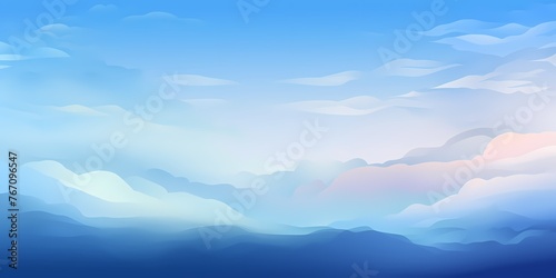 A serene noon gradient background, with soft sky blue tones merging into deep sapphire, offering a refreshing atmosphere for artistic exploration.