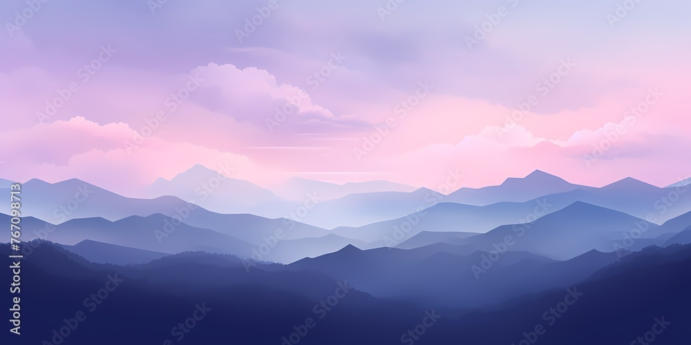 A mesmerizing gradient background of twilight hues, blending from soft lavender to deep indigo, creating a dreamy atmosphere perfect for creative projects.