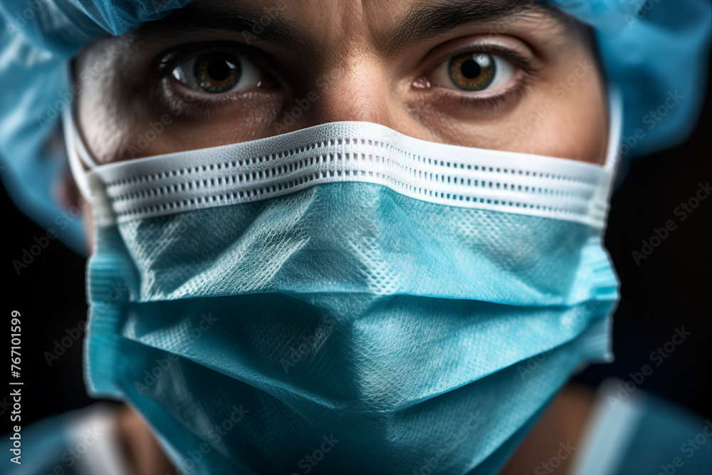 Highly skilled surgeon doctor in operation room after hard successful operation Generative AI Highly skilled surgeon doctor in operation room after hard successful operation Generative AI