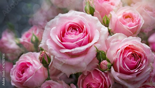 pink roses bouquet