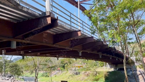 Panama, Boquete, structure of the new Panamonte bridge seen from below photo