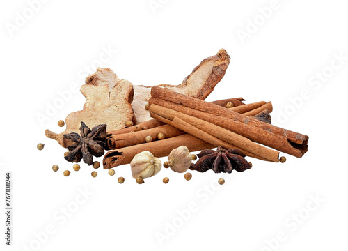 Spices chinese food and herbal wrap for stewed transparent png