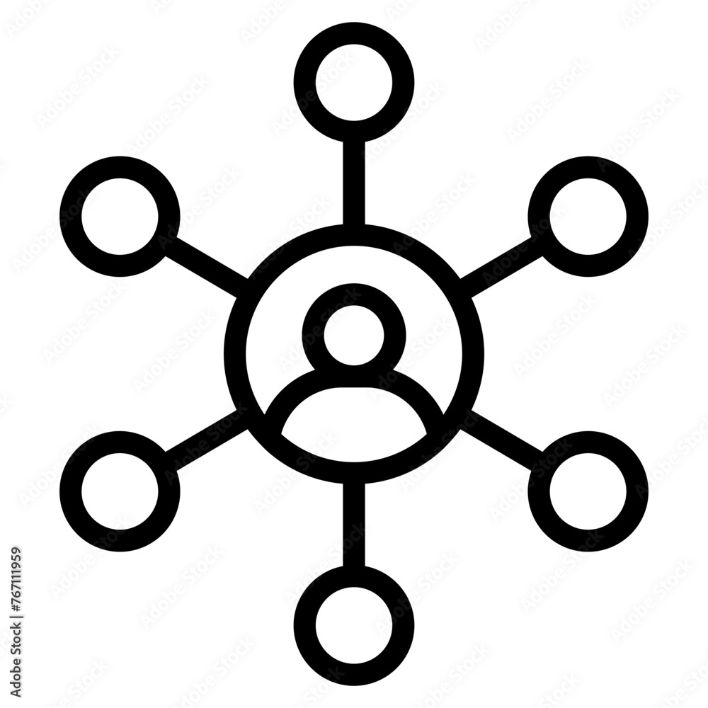 networking business icon networking business icon