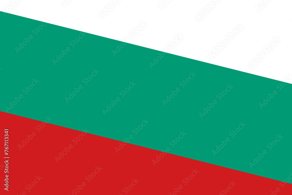 Bulgaria flag - rectangular cutout of rotated vector flag. Bulgaria flag - rectangular cutout of rotated vector flag.