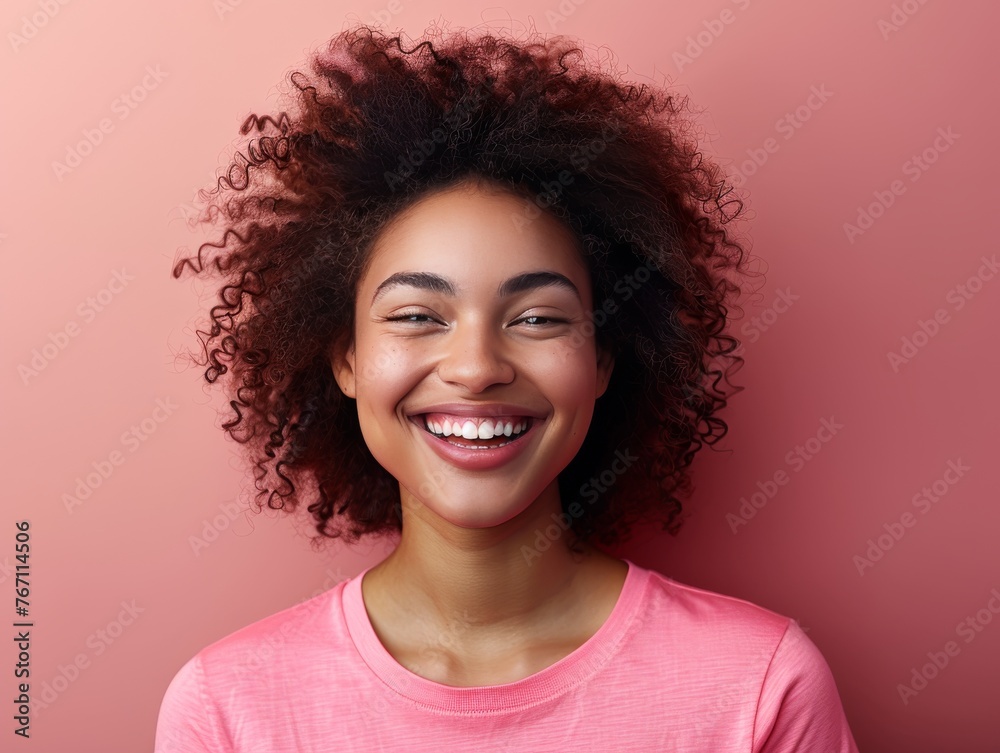 happy African American vogue fashion girl smiling and wearing bright summer clothing happy African American vogue fashion girl smiling and wearing bright summer clothing