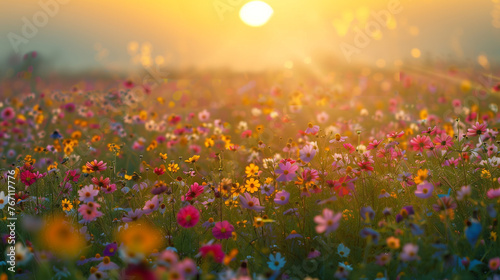 field of flowers