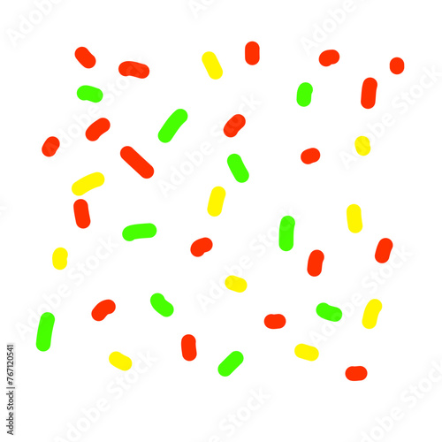 Fototapeta Naklejka Na Ścianę i Meble -  Colorful Sprinkles Decoration