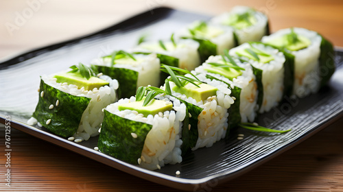 Indulging the palate with fresh Avocado Sushi – Mediterranean culinary delight at its finest