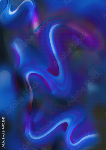 Blue wave background. Abstract background with copy space © Background.cc