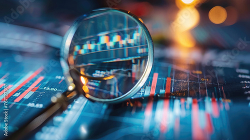 Analyzing Stock Market Trends with Magnifying Glass