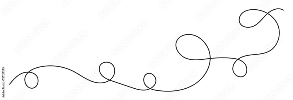 Squiggle line design element. vector file illustration. EPS 10 Squiggle line design element. vector file illustration. EPS 10