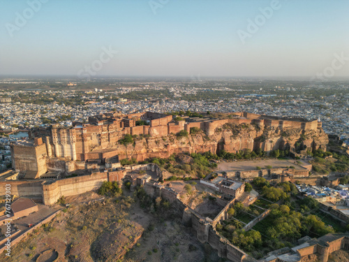 Fotografie col drone in India Rajasthan photo