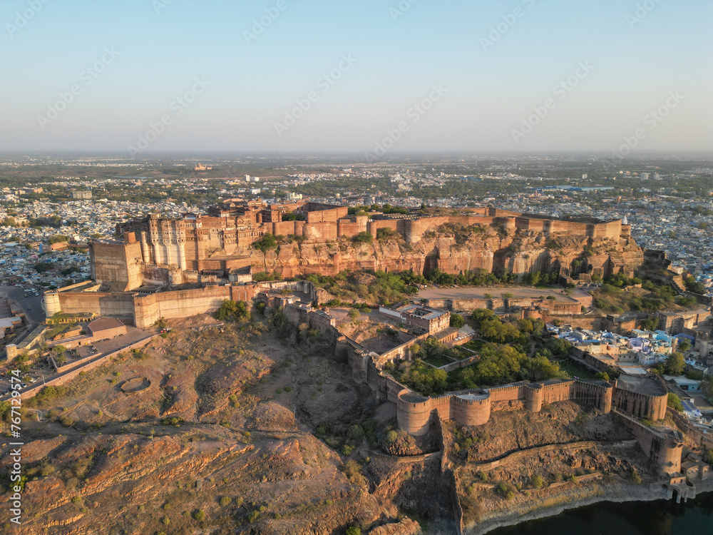 Fotografie col drone in India Rajasthan