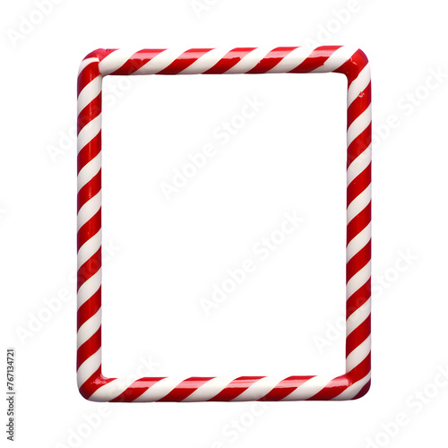 Wallpaper Mural Rectangle candy cane frame png isolated on transparent background Torontodigital.ca