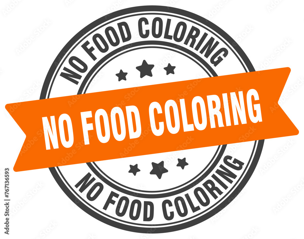 no food coloring stamp. no food coloring label on transparent ...